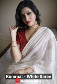 White Saree N#de Model Kommal Private App Hot Video (2026)